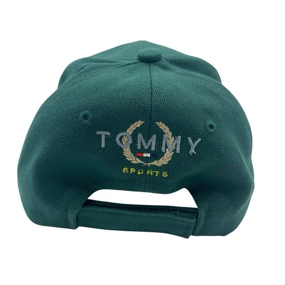 Vintage Tommy Sports Hilfiger Green Strapback Hat Cap - Picture 4 of 5